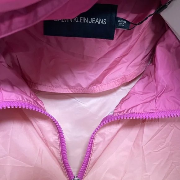 BNWT Calvin Klein Hoodie Wind breaker/Rain coat XS - Picture 3 of 8